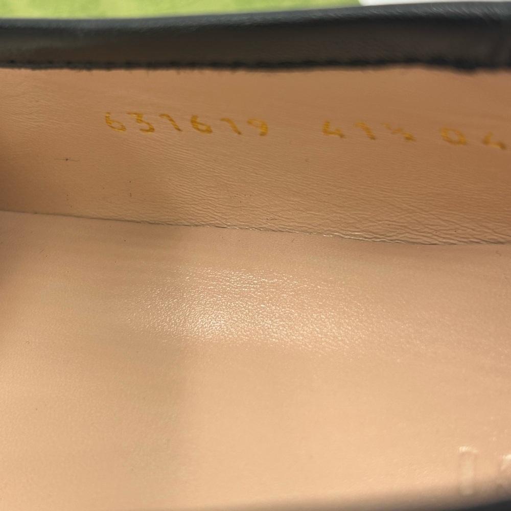 Women's Gucci, jordaan leather loafers size 41.5 made in Italy - Picture 9 of 10